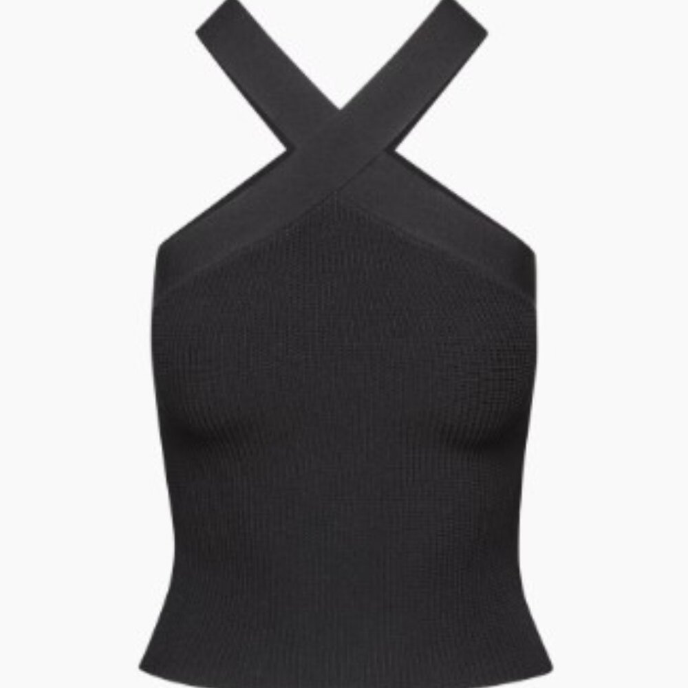 Babaton - Sculpt Knit Criss Cross Fit Tank - Size M